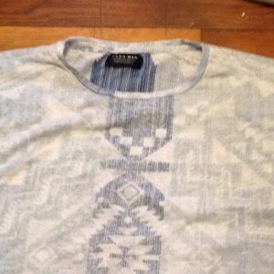 Zara Men Aztec print shirt size small, very soft